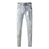 Purple Brand Jeans Pure Cotton High Street Trend #7017